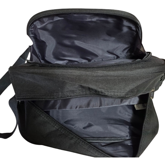 Small Jeep Duffle Bag Zipper Gym Carrier Gray With Strap 15” x 7.5 - Picture 5 of 9